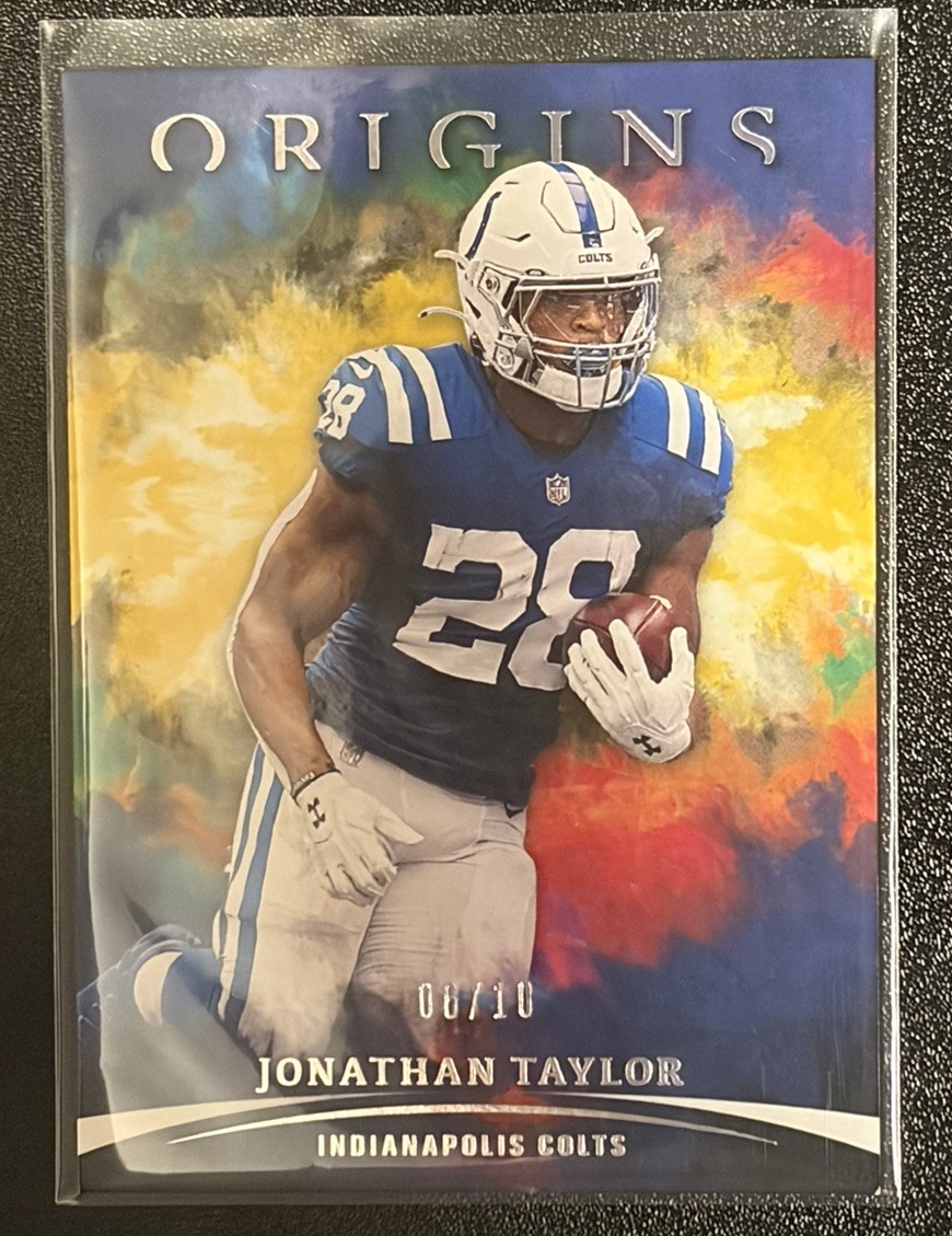 2021 Origins Jonathan Taylor - Gold SSP #6/10 - NO. 43 - Indianapolis Colts!