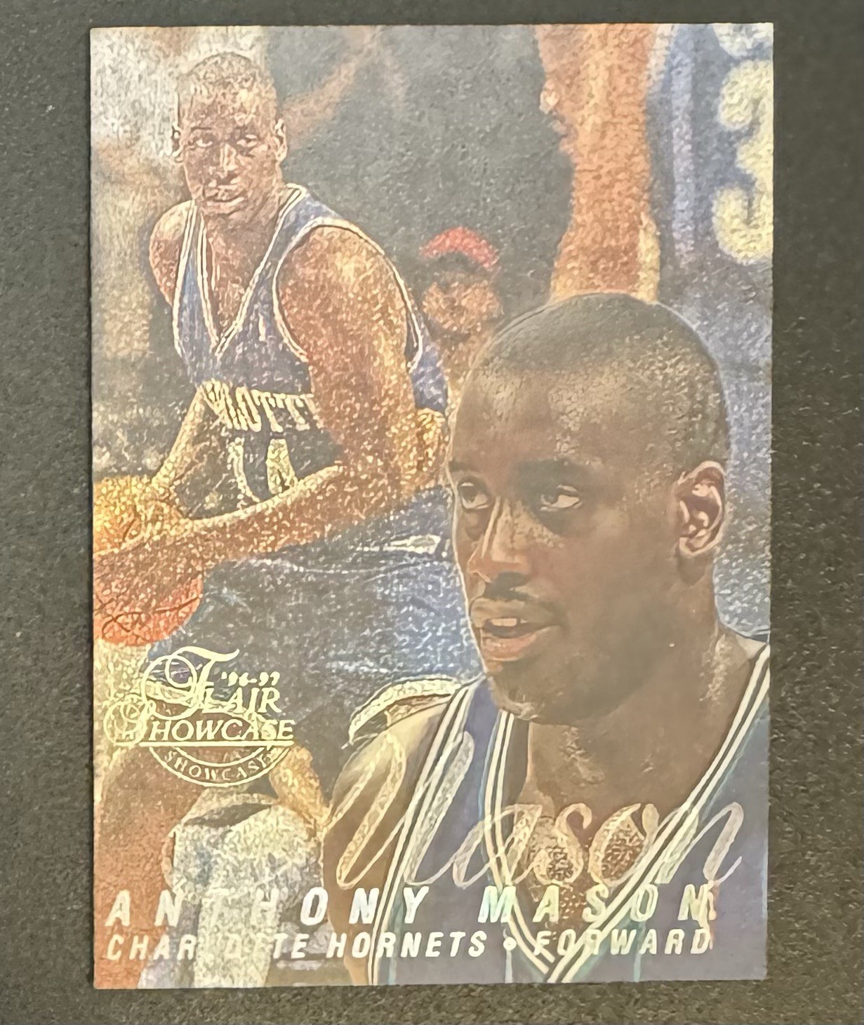 Anthony Mason 1996-97 Flair Showcase Row 0 #34 - Charlotte Hornets