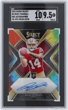 Ricky Pearsall 49ers Signed 2023 Panini Select #5 #22/25 SGC 9.5/10 Rookie Card