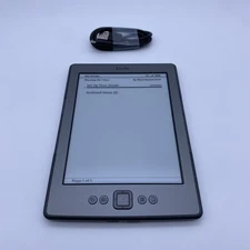 Amazon Kindle 4th Generation 2GB 6" Ebook Reader Model D01100 Graphite, Tested