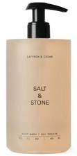 NEW Salt  Stone Saffron  Cedar Body Wash 15.2 oz Bottle Bath  Body FREESHIP
