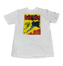 Vintage Rare STEDMAN Batman Robin Comics No. 1 T Shirt 80s 90s DC Comics Size L