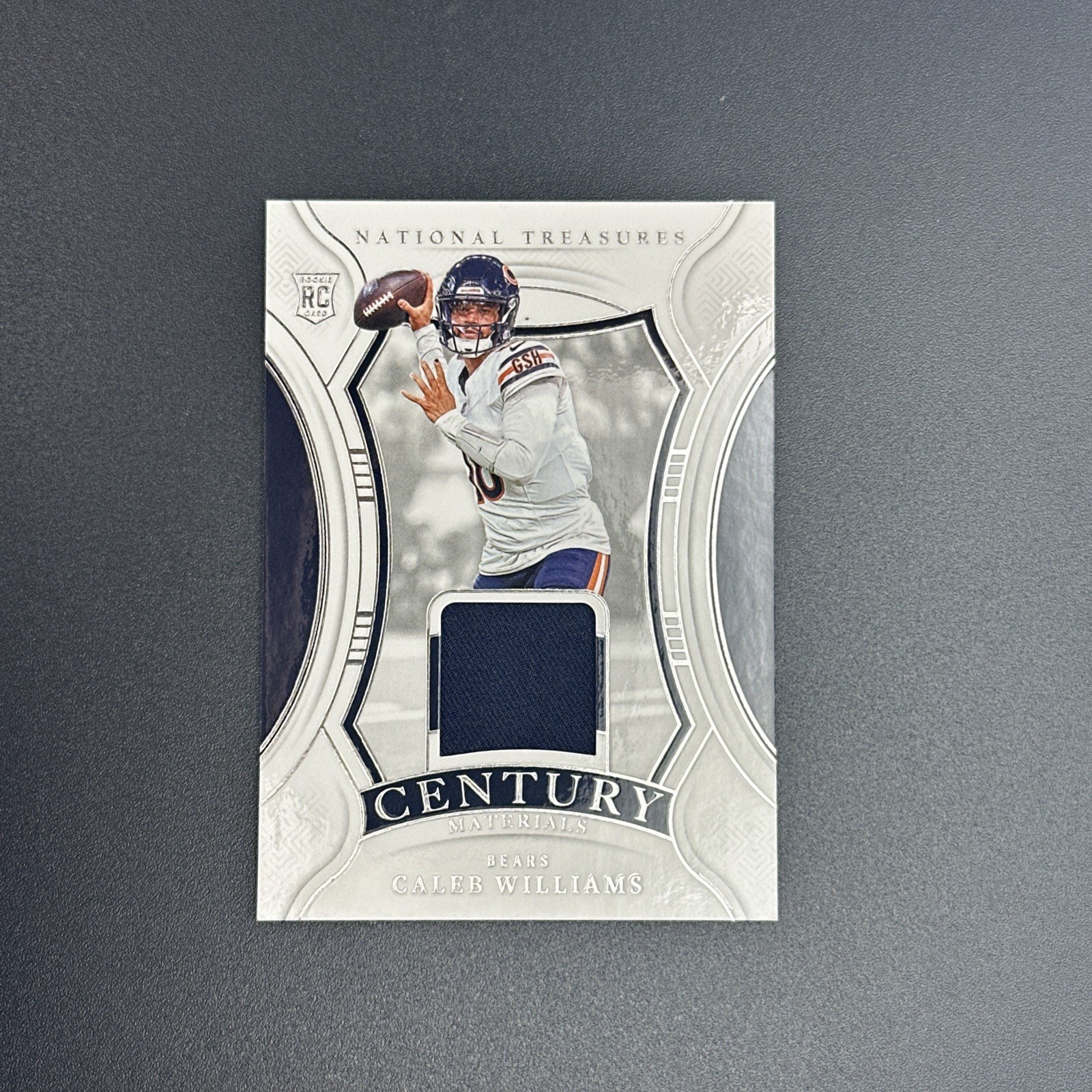 Caleb Williams RC 2024 National Treasures Century Materials /99 Bears