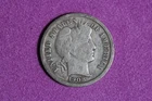 ESTATE FIND 1908 Barber Dime #K61626