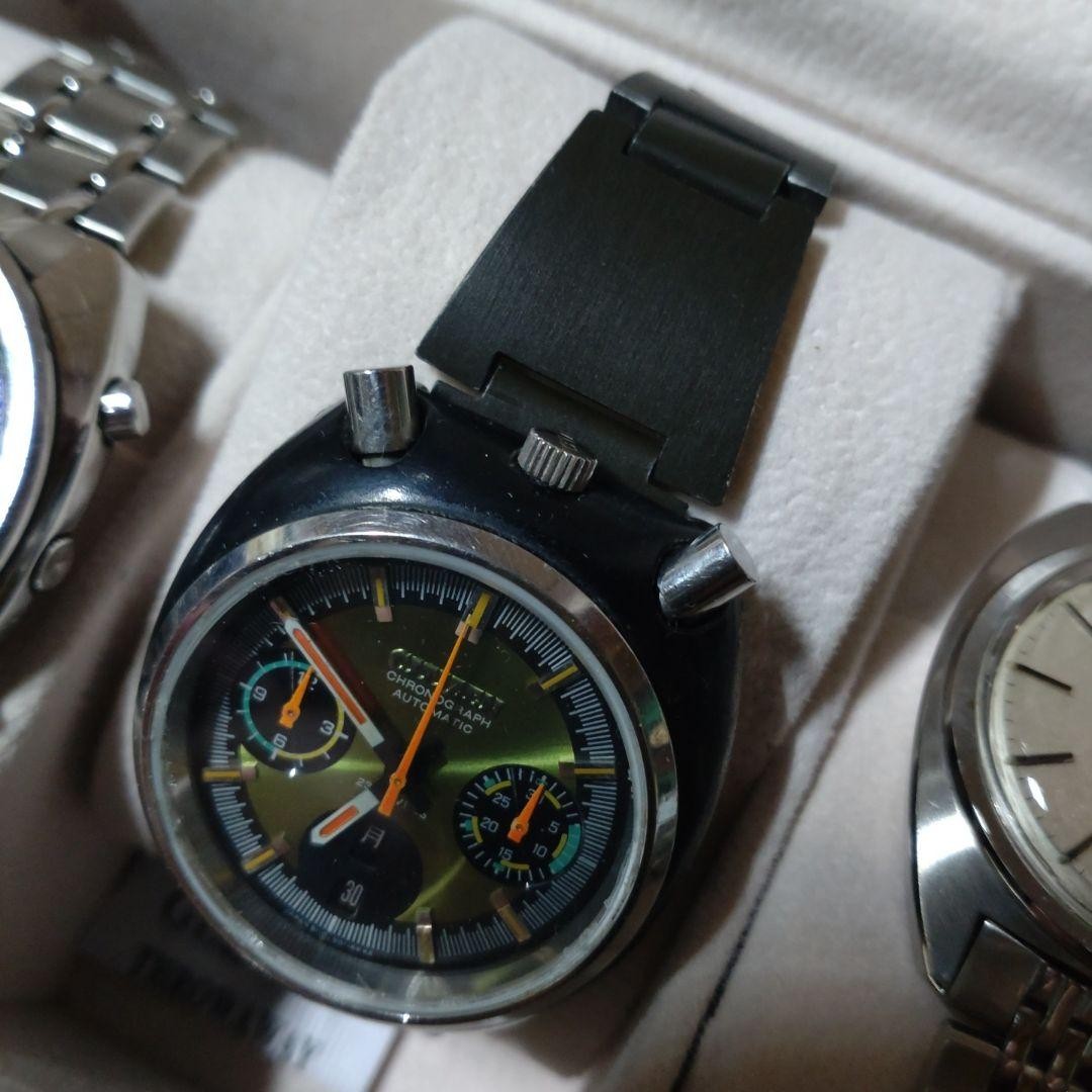 Citizen Challenge Timer Chrono Automatic 8110A Gr… - image 13