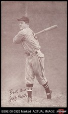 1939 Exhibits Salutations Jeff Heath Small Picture Indians VARIATION 1.5 - FAIR