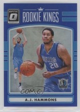 2016-17 Panini Donruss Optic Rookie Kings Blue Prizm 25/49 AJ Hammons #29 0c2