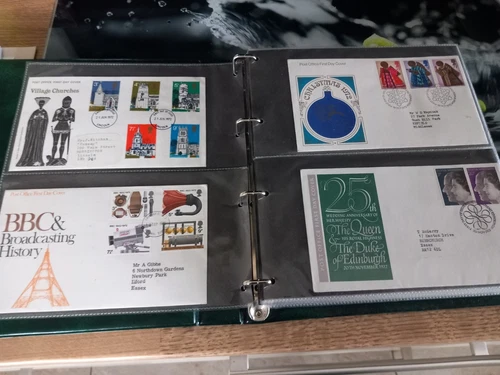 GB First Day Covers (65) 1972-1981 in Malvern Cover Album