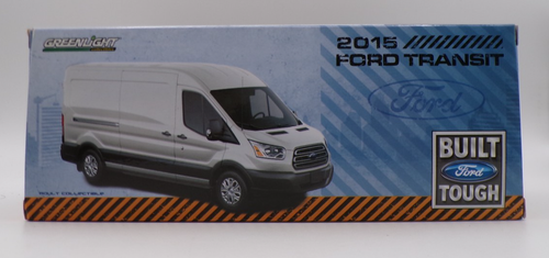 GREENLIGHT 86039 2015 FORD TRANSIT WHITE MINT BOXED 1:43 - Picture 5 of 6
