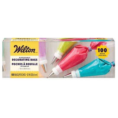Wilton Disposable Decorating Bags for Piping Icing  Cake Decorating, Perfect
