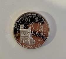 SAN MARINO 10000 LIRE Argento 1996 - EURO  CAPSULA E Garanzia