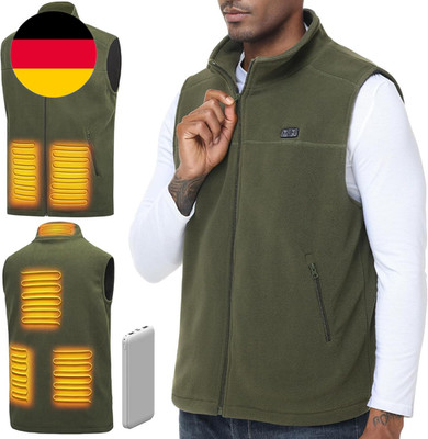 Beheizbare Weste, Heizweste Für Damen Herren, Beheizte Jacke Mit 10000Mah Powerb