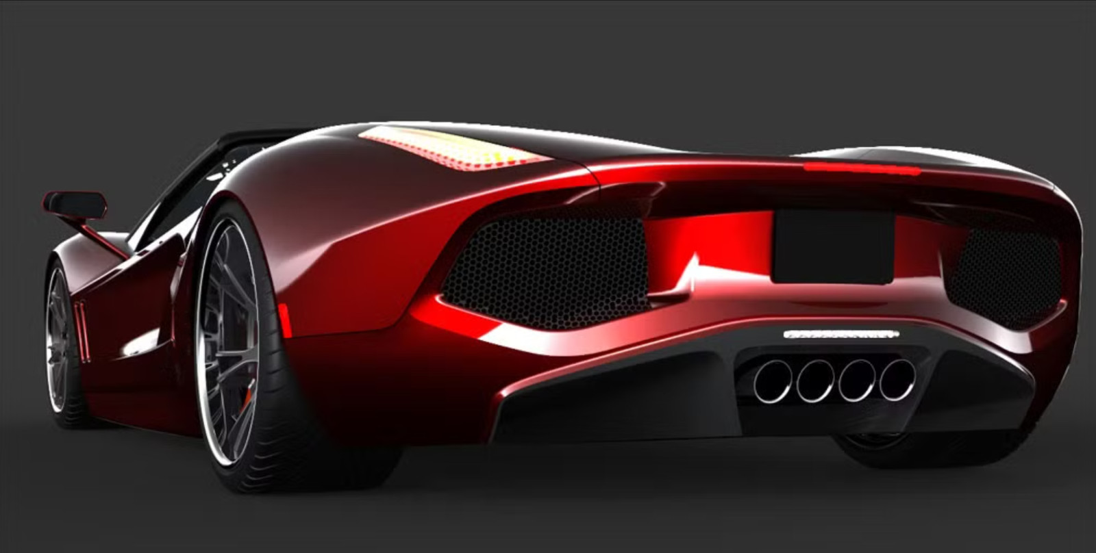 Ferrari GT Concept Car w/Custom Wheels/Rims Custom Built1:12SCALE MODEL