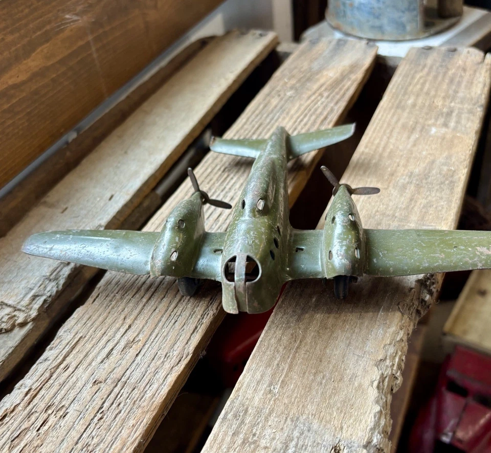 Avión de acero prensado Wyandotte AIRACUDA de colección de principios de 1940 Foto 3 de 4