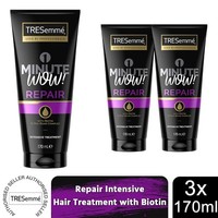 TRESemme 1 Minute WOW Repair Intensive Hair Treatment with Biotin, 3x of 170 ml