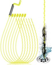 35inch Drain Clog Remover, Drain Cleaner Hair Clog Remover with Rotating