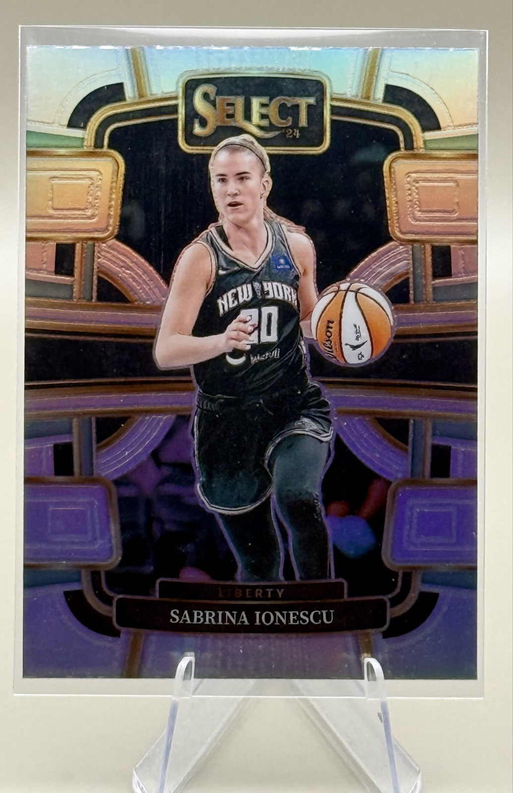 2024 Panini Select WNBA - Concourse Sabrina Ionescu #63 Silver Prizm