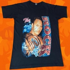Vintage WWF The Rock graphic t-shirt from the late 1990s Attitude era