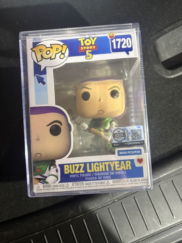 Funko Pop Toy Story 5 Buzz Lightyear #1720 LE3500 Vinyl Figure & Hard Case New