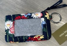 Vera Bradley Zip ID Case W/Key Ring-Coin Purse-Card Holder NWT Retail 26.00