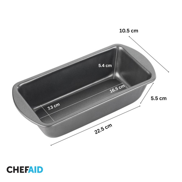 Brotbackform Antihaft 18,5X9X6 Cm Chef Aid 450G Kuchenform Backform-image