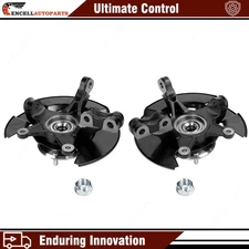 Front Left & Right Wheel Steering Hub Knuckle Assembly for Honda Pilot 2003-2004