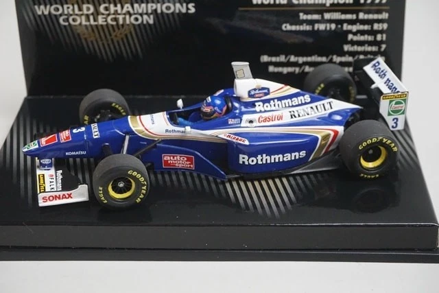 1:43 MINICHAMPS 436970003 Williams Renault FW19 World Champion 1997 #3 Rothmans - Image 3 of 4