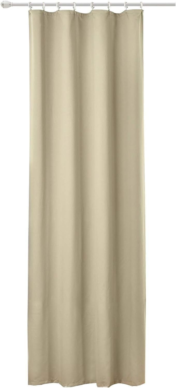 Rideau occultant isolant phonique passe-tringle en polyester pour fenêtre de salon