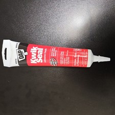 NEW KWIK SEAL 5.5 Oz White Kitchen Bath Adhesive Caulk Sinks Tubs Showers Faucet