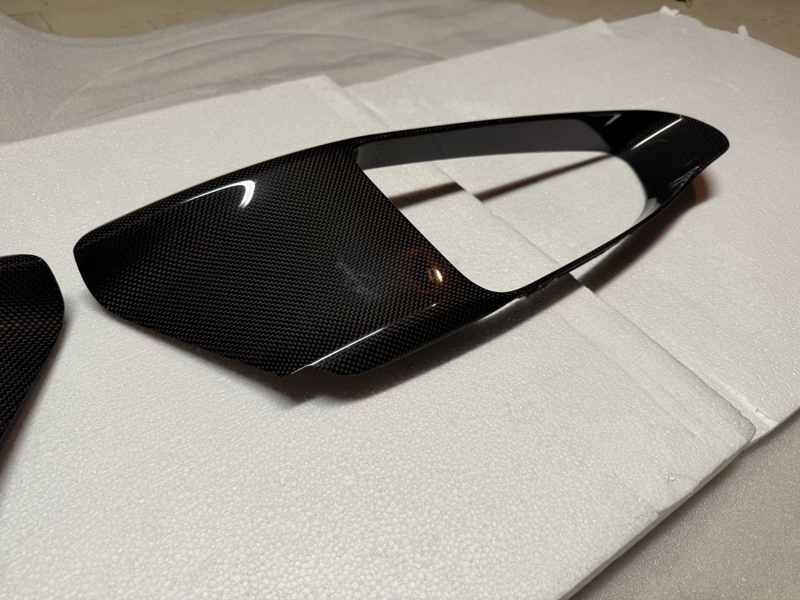 FERRARI 488 SET CARBON FIBER AIR VENT INTERCOOLER COVER PANEL OEM 