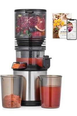 Kaltpresse Entsafter Maschinen Slow Masticating Entsafter mit geräuscharmem Gleichstrommotor 
