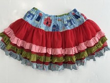 Matilda Jane Vintage Tiered Tulle Ruffle Skirt Size 4