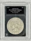 1934 Peace 90%Silver Dollar VG Collectors Edition Bradford Exchange Authenicated