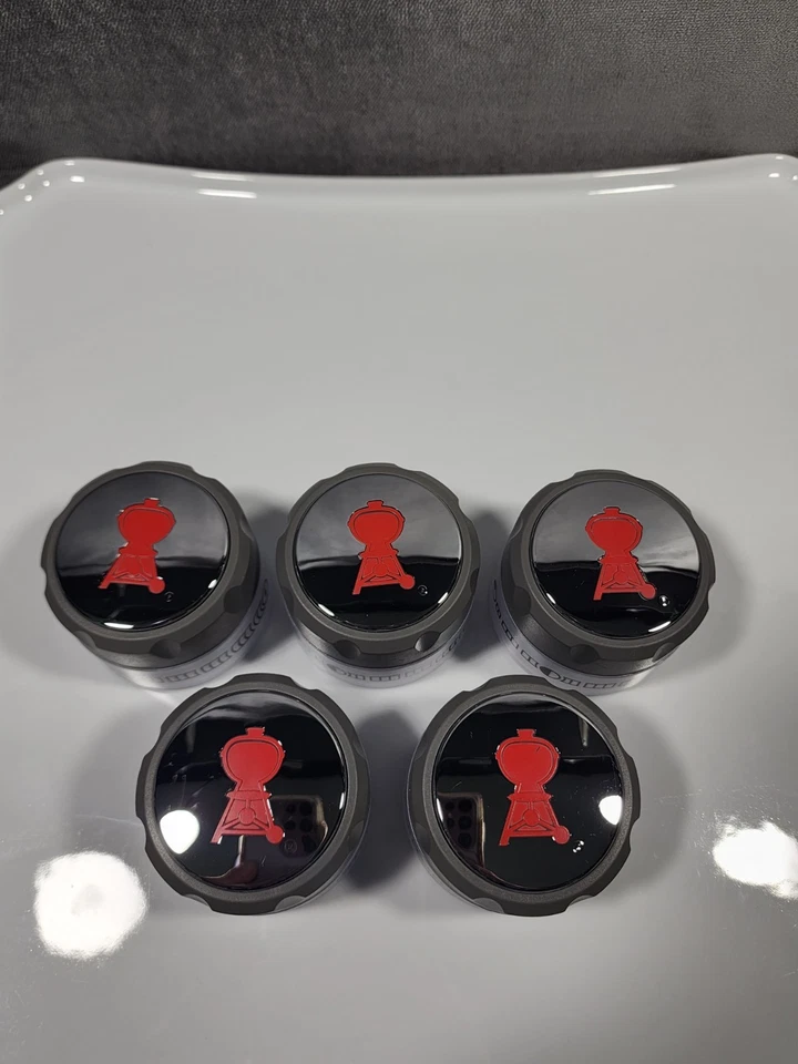 NEW Weber Summit Series Grill Lighted Control Knobs/Set of 5/BBQ/Authentic Parts - Image 2 of 4