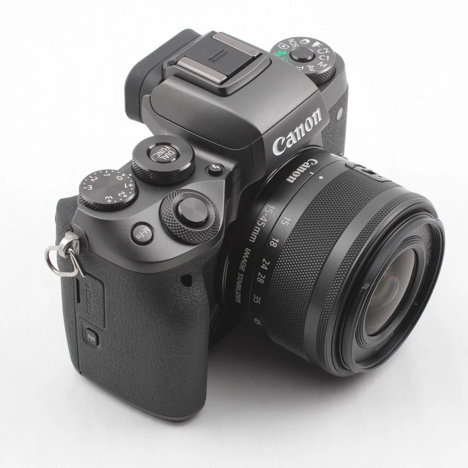 【COMO NUEVA con caja】Cámara digital Canon EOS M5 24,2 MP negra con kit de 15-45 mm de Japón Foto 3 de 4