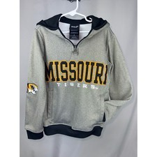 G-III Missouri Tigers Hoodie Pullover Quarter Zip NCAA Kids Size M