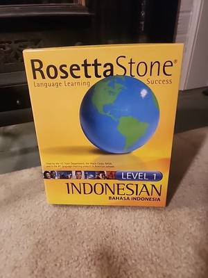 Rosetta Stone Indonesian Level 1 2005 Version OFFERS WELCOME