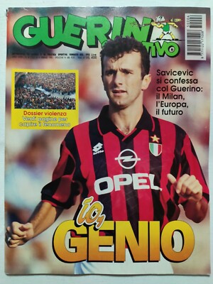 GUERIN SPORTIVO 6-1995 CRUIJFF SAVICEVIC HAAR BARI MARKISE LOMBARDO MORATTI