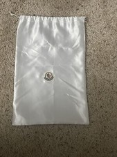 Moncler Drawstring Satin Bag 13.5 X9