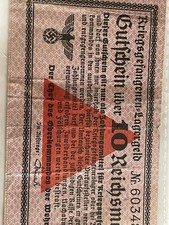 WW2 German POW War Cash *Rare*
