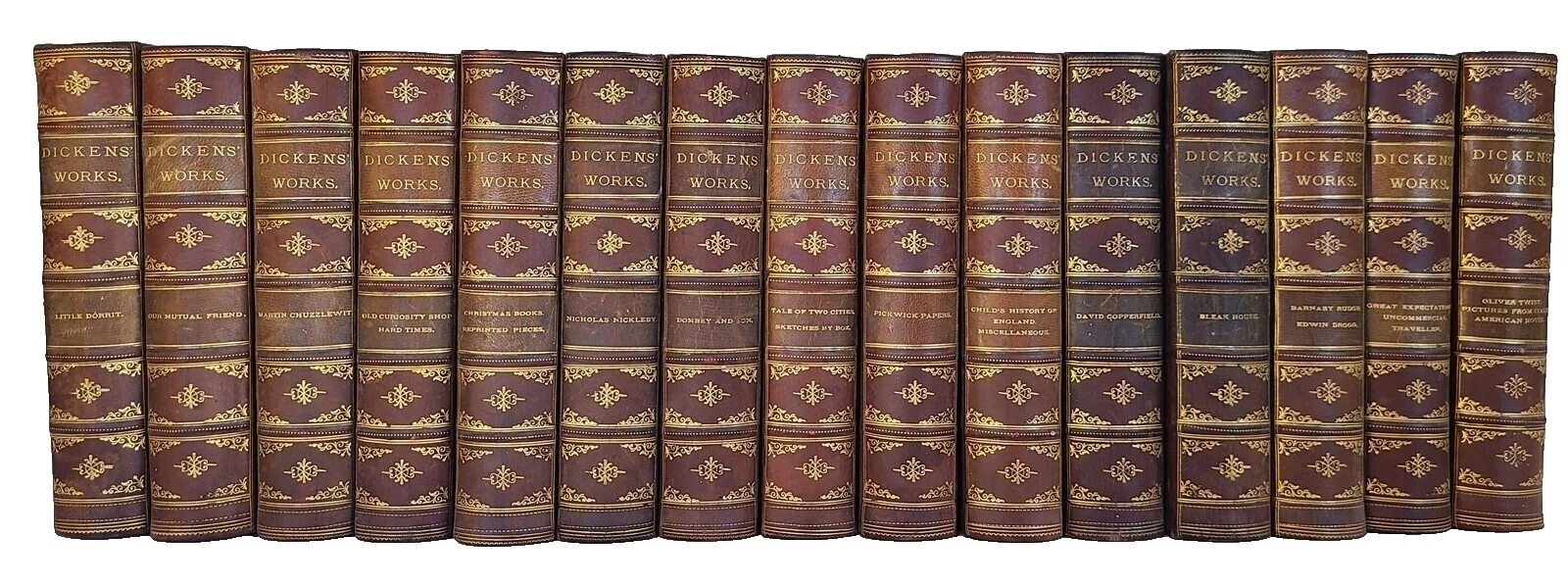 Charles Dickens Leather Antiquarian & Collectible Books