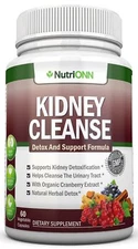KIDNEY CLEANSE - Detox and Support For Urinary Tract Bladder and Kidneys - Al...