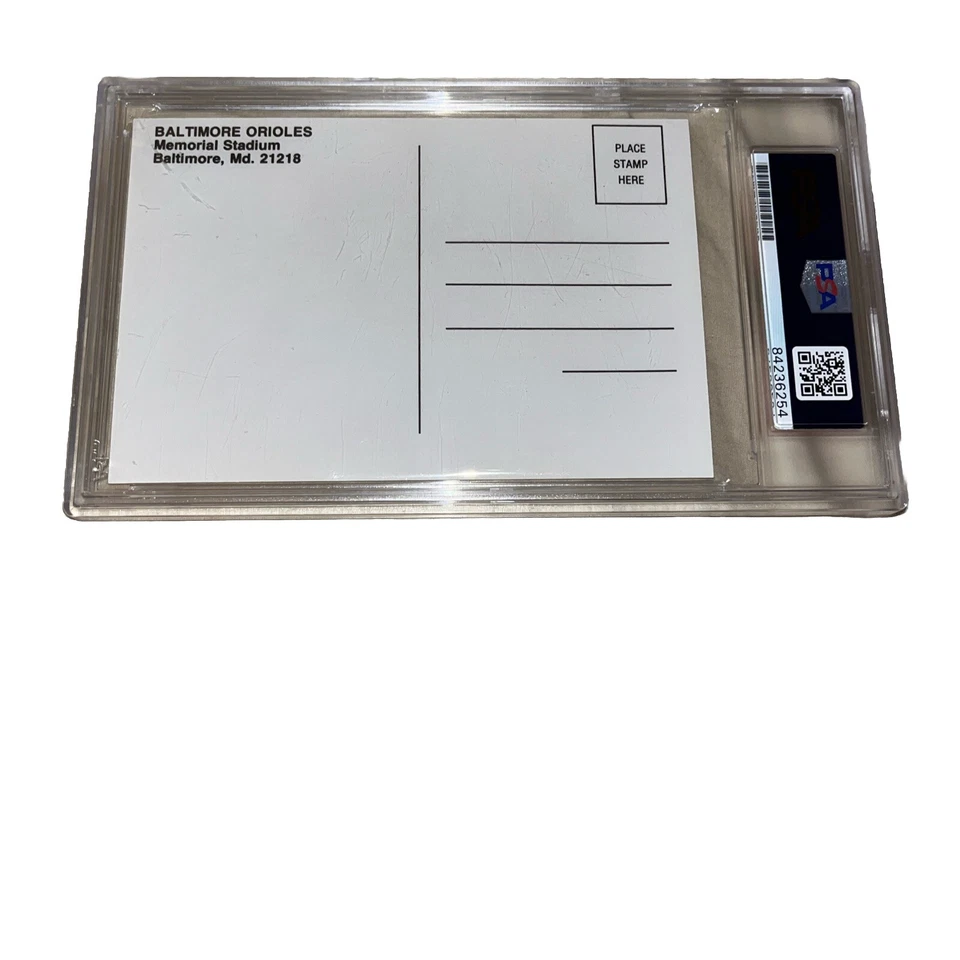 Postal autografiada de Frank Robinson PSA Foto 2 de 2