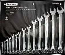 ASAHI Combination Wrench 14pcs Set 5.5-32 mm with Bag CLS140 F/S w/Tracking# NEW