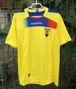 ECUADOR NATIONAL TEAM 20122014 HOME FOOTBALL JERSEY CAMISETA SOCCER SHIRT | eBay