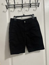 Volcom True to This Shorts Size 25/10Y Black Very Good Condition