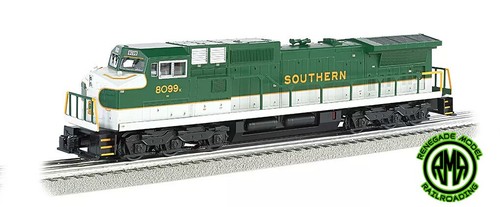 Bachmann 20431 O Southern GE DASH 9 Diesel Locomotive with True Blast Plus #8099 - Picture 2 of 2
