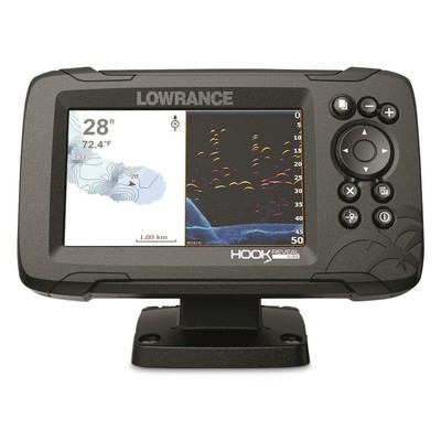 New Lowrance HOOK Reveal 5x Splitshot Fishfinder With FishReveal MicroSD Card