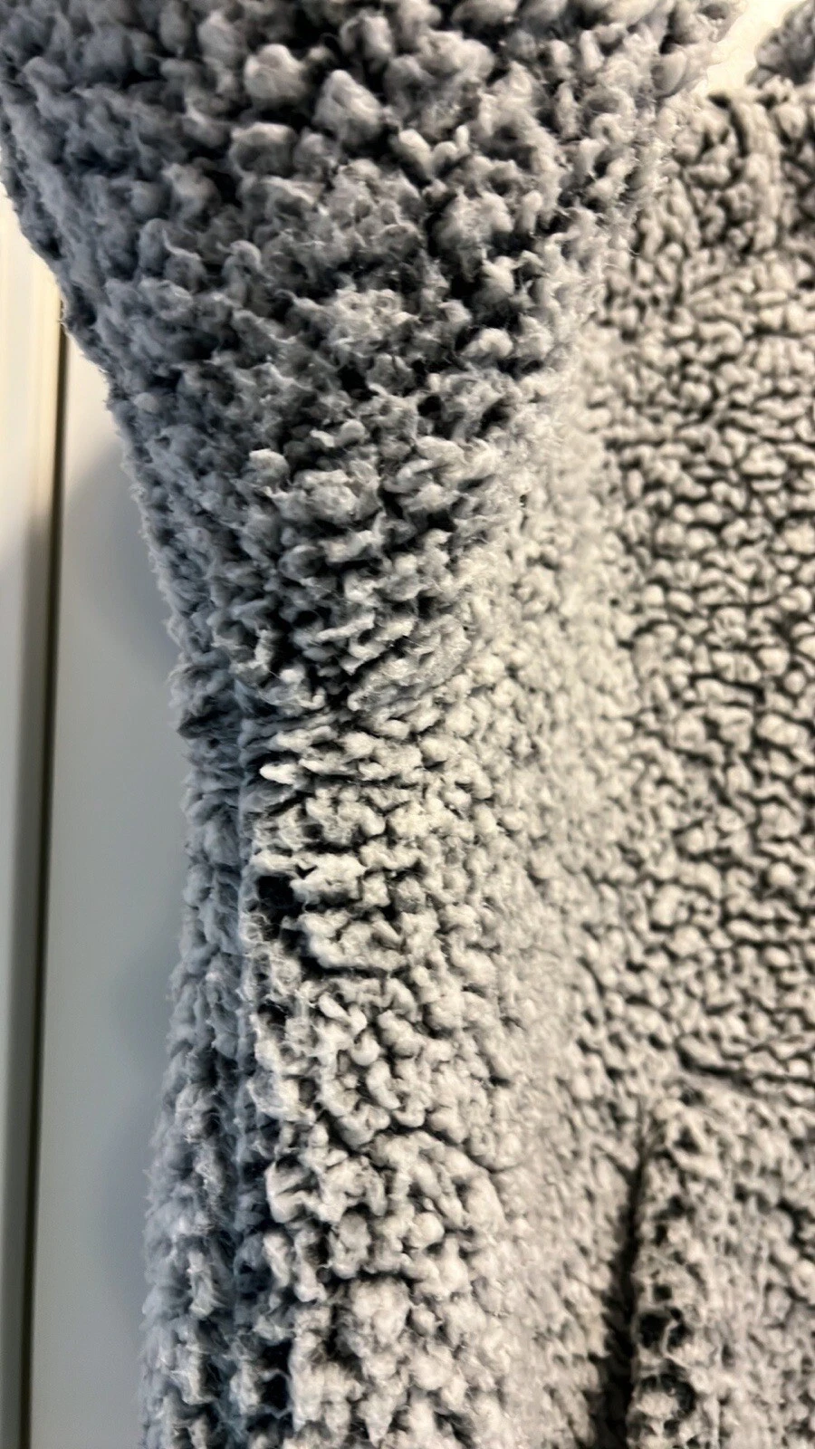 UNDERCOVER Victoria’s Secret Pink Medium Soft Thick Fluffy Cowl Neck Pullover Hoodie Gray