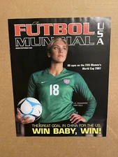 FUTBOL MUNDIAL MAGAZINE 2007 Hope Solo USA SOCCER Supplement World Cup ⚽️🇺🇸